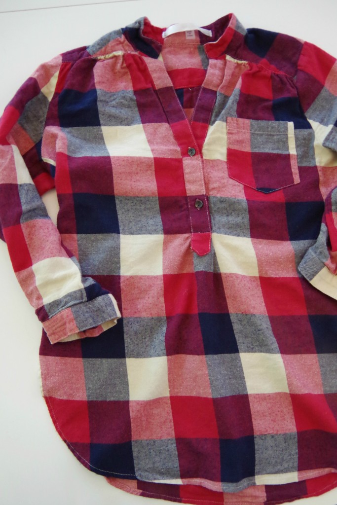 Stitch Fix Fun2Fun Colibri Plaid Tab-Sleeve Cotton Shirt | Life by Ky Blog