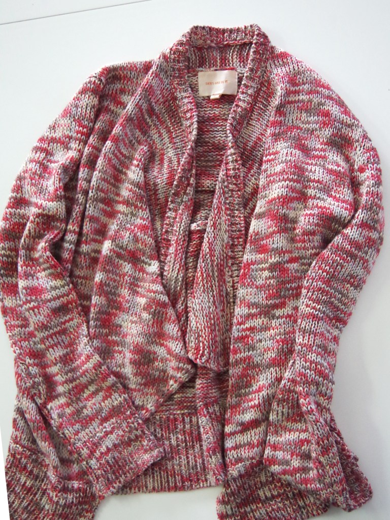 Skies are Blue Darcy Heathered Knit Draped Cardigan | Life by Ky Blog