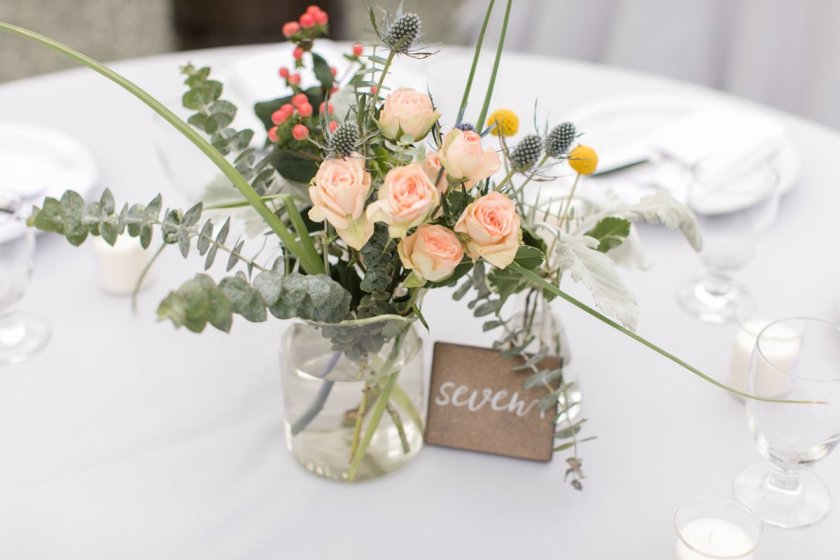 Beaker and Erlenmeyer Flask Wedding Centerpieces | Life by Ky Blog