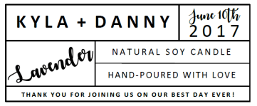 DIY Beaker Candle Wedding Favors | Life by Ky Blog