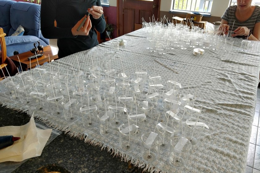 DIY Beaker Candle Wedding Favors | Life by Ky Blog