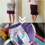 Skirt to P4P Petite Pegs Refashion | Life by Ky Blog